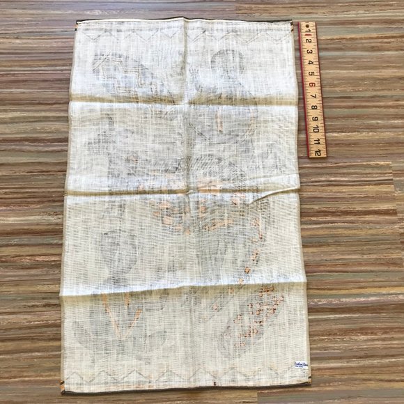 Aboriginal Artwork Linen Kitchen Towel by Starcraft Australia 18x31" - Picture 3 of 4